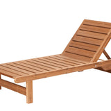 Drevené záhradné lehátka
