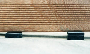 Gumové podložky GUMO L pod terasový rošt