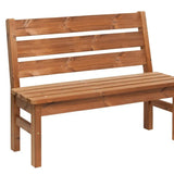 Drevené záhradné lavice