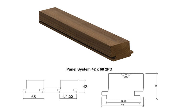 Palubovka Panel Systém 42x68 mm, 2 strany PD