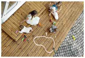 Terasová doska LunaDeck2 26x117 mm, s bočnými úchytmi - ThermoWood®