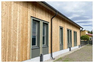 Drevený obklad TGV 19x140 mm, kartáčovaný - ThermoWood®