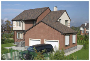 Asfaltový strešný šindeľ Katepal Rocky - medená hnedá