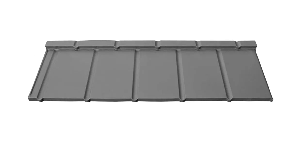 Maloformátová plechová krytina Metrotile Ln Panel - sivo antracitová (1 ks)