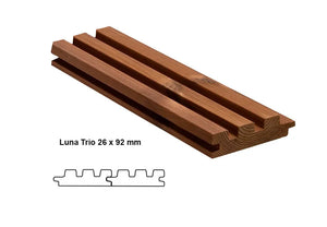 Drevený obklad Luna Trio 26×92 mm ThermoWood®