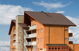 Maloformátová plechová krytina Metrotile Ln Štandard - hnedo čokoládová (1 ks)