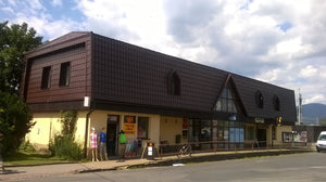 ocelovy plech na strechu metrotile hnedy