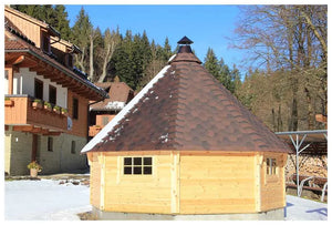 stresna krytina z asfaltu katepal jazzy v hnedej farbe