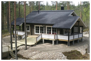 asfaltové strešné šindle Katepal Rocky grafitová šedá