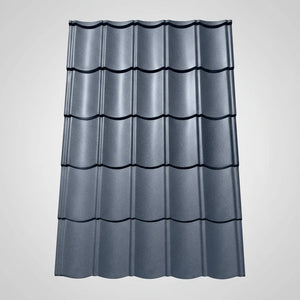 Maloformátová plechová krytina Metrotile Ln Štandard - sivo antracitová (1 ks)