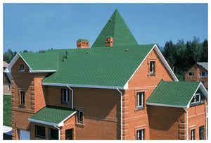 sindel na strechy asfaltovy zeleny