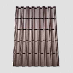 Maloformátová plechová krytina Metrotile Ln Klasik - hnedo čokoládová (1 ks)