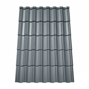 Maloformátová plechová krytina Metrotile Ln Klasik - sivo antracitová (1 ks)