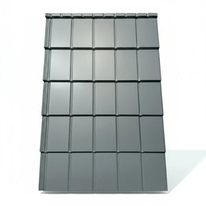 Maloformátová plechová krytina Metrotile Ln Panel - sivo antracitová (1 ks)