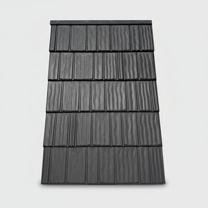 Maloformátová plechová krytina Metrotile Ln Šindeľ - čierna hlboká (1 ks)