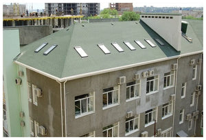 asfaltove sindle hexagonal zelena farba