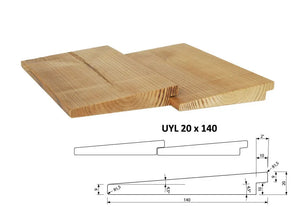 Drevený obklad UYL 20x140 mm ThermoWood®